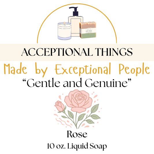 "Gentle and Genuine" 10 oz. Tallow Rose Soap