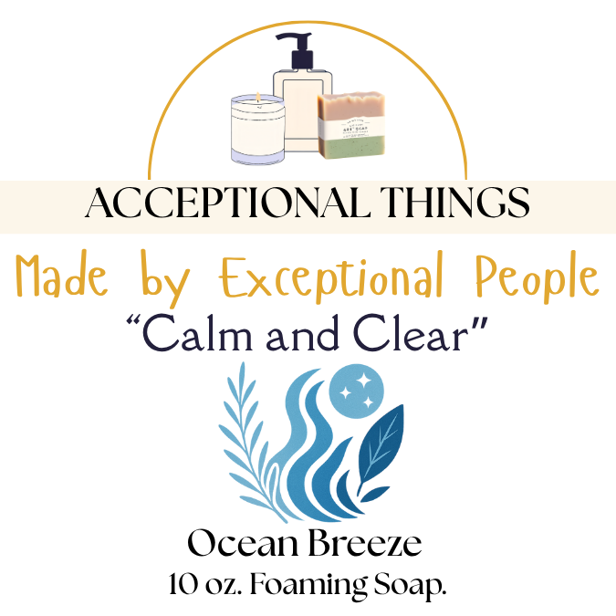 "Calm and Clear" 10 oz. Tallow Ocean Breeze Soap