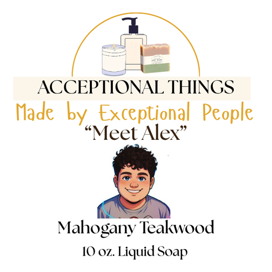 "Alex" 10 oz. Tallow Mahogany Teakwood Soap