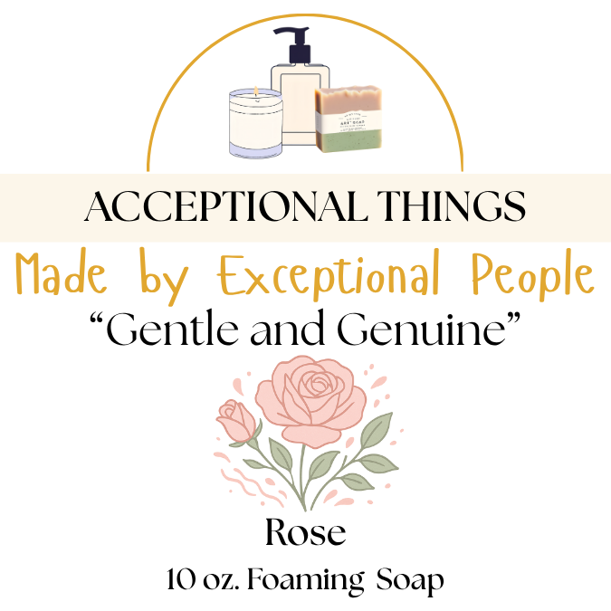 "Gentle and Genuine" 10 oz. Tallow Rose Soap