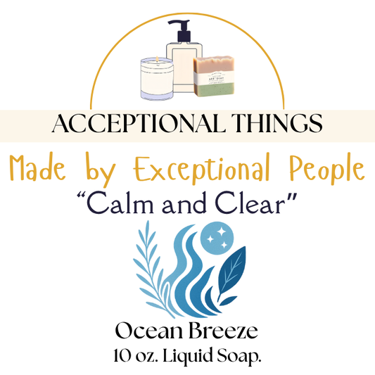 "Calm and Clear" 10 oz. Tallow Ocean Breeze Soap