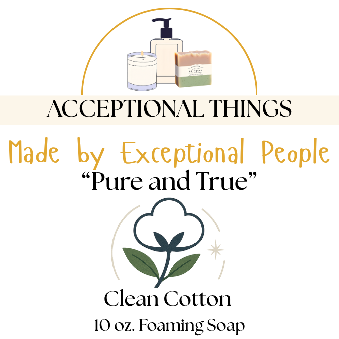 "Pure and True" 10 oz. Tallow Clean Cotton Soap