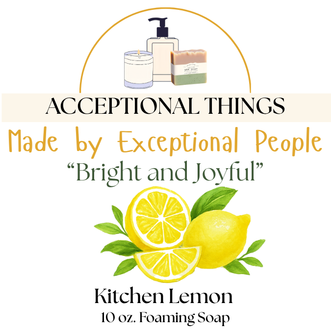 "Bright and Joyful" 10 oz. Tallow Kitchen Lemon Soap