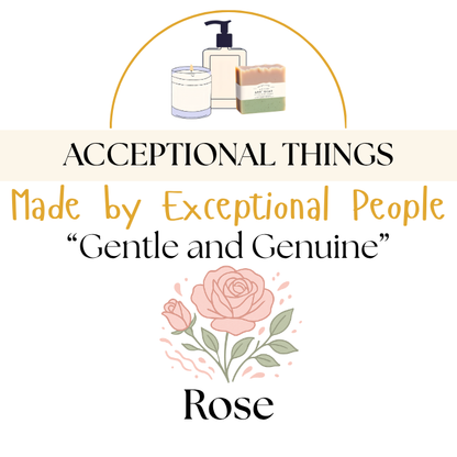 "Gentle and Genuine" 10 oz. Tallow Rose Soap