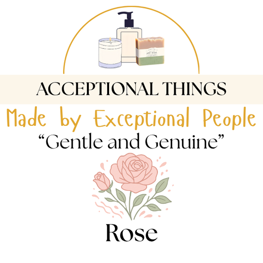 "Gentle and Genuine" 10 oz. Tallow Rose Soap