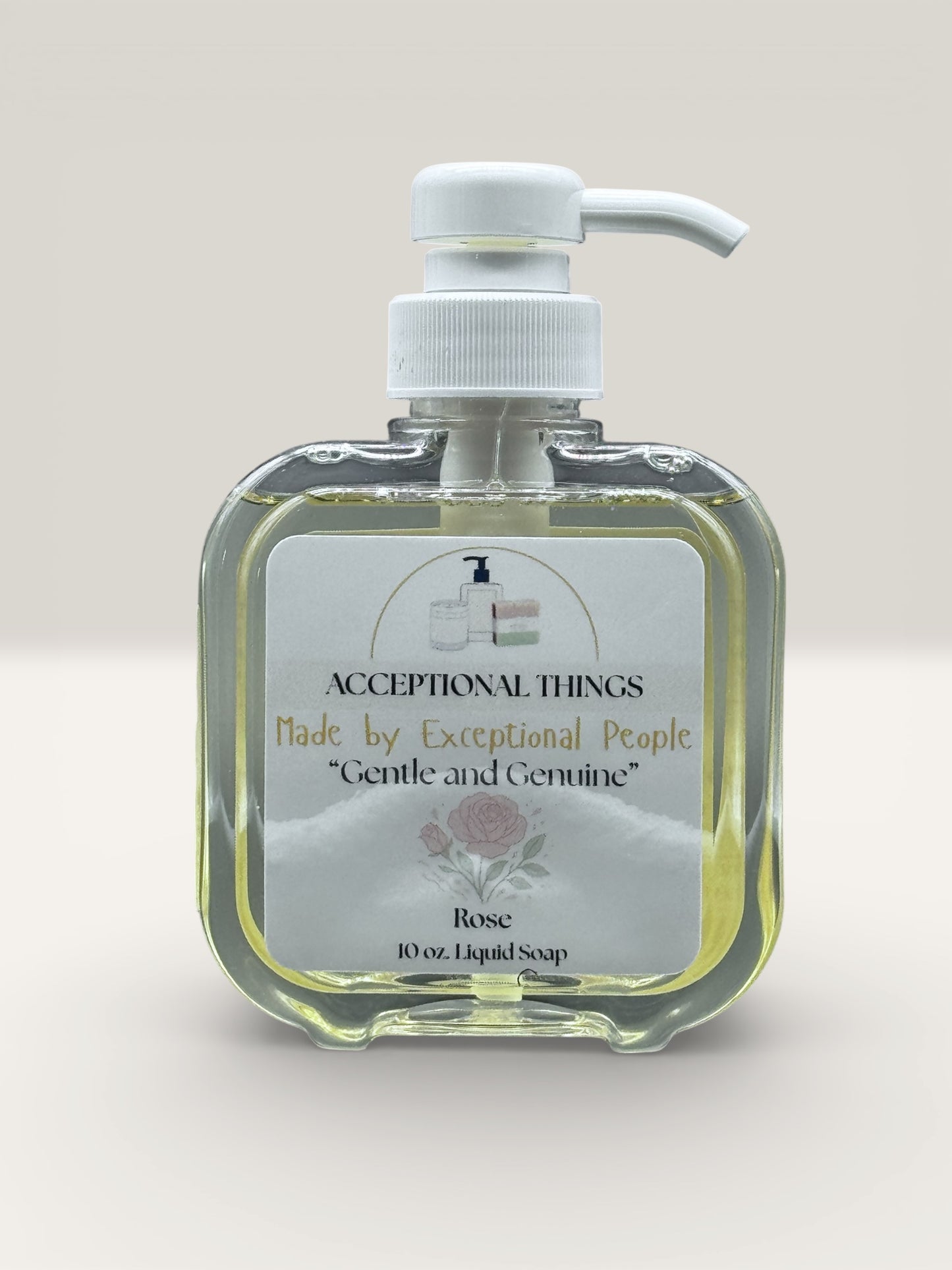 "Gentle and Genuine" 10 oz. Tallow Rose Soap