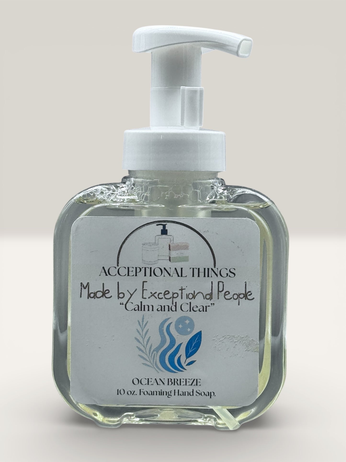 "Calm and Clear" 10 oz. Tallow Ocean Breeze Soap