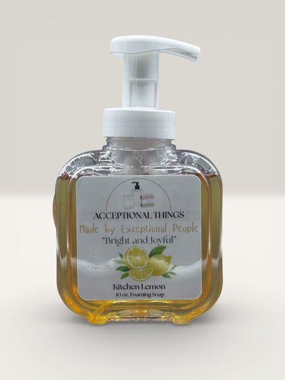 "Bright and Joyful" 10 oz. Tallow Kitchen Lemon Soap