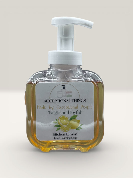 "Bright and Joyful" 10 oz. Tallow Kitchen Lemon Soap