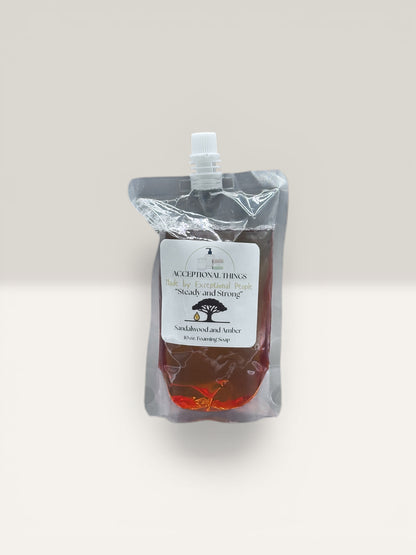 "Steady and Strong" 10 oz. Tallow Sandalwood and Amber Soap