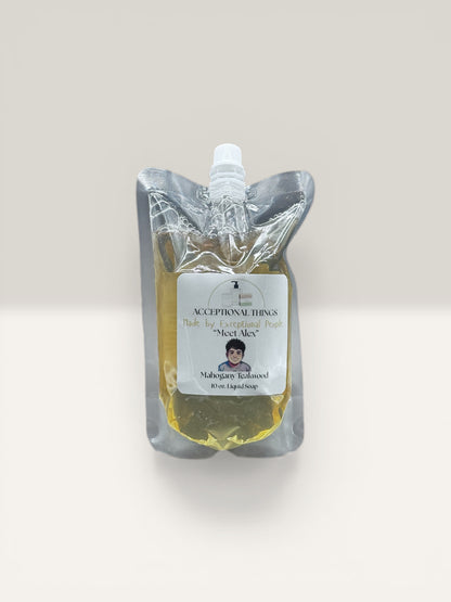 "Alex" 10 oz. Tallow Mahogany Teakwood Soap