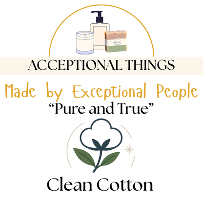 "Pure and True" 10 oz. Tallow Clean Cotton Soap