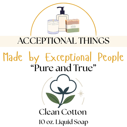 "Pure and True" 10 oz. Tallow Clean Cotton Soap