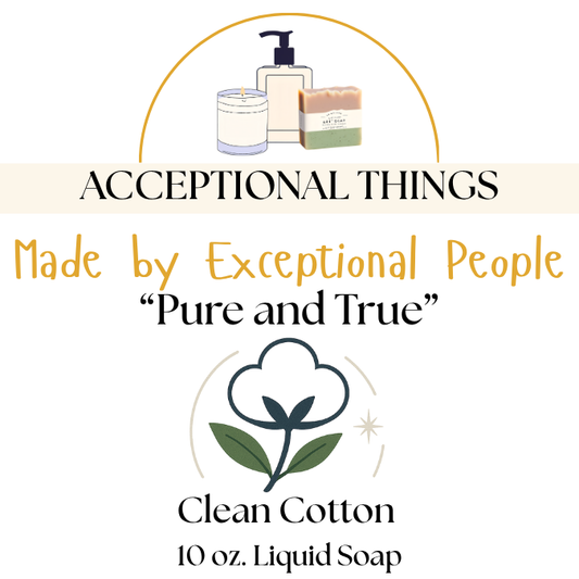 "Pure and True" 10 oz. Tallow Clean Cotton Soap