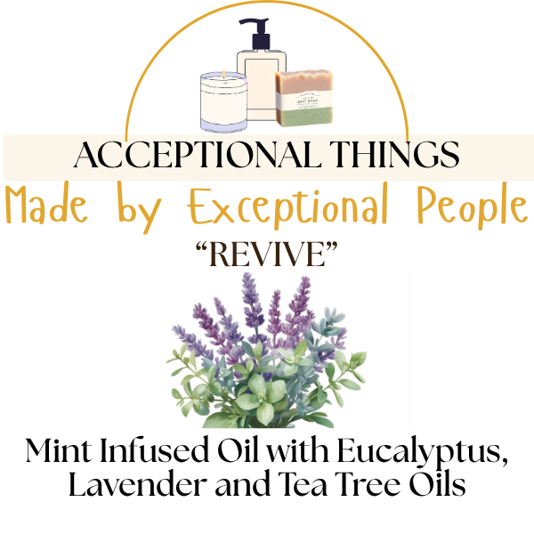 "Revive" 10 oz. Mint Infused Oil with Eucalyptus, Lavender and Tea Tree Oils Soap