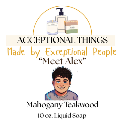 "Alex" 10 oz. Tallow Mahogany Teakwood Soap
