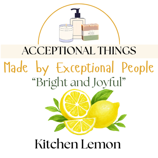 "Bright and Joyful" 10 oz. Tallow Kitchen Lemon Soap
