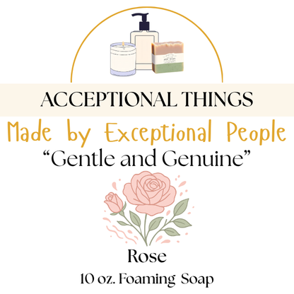 "Gentle and Genuine" 10 oz. Tallow Rose Soap