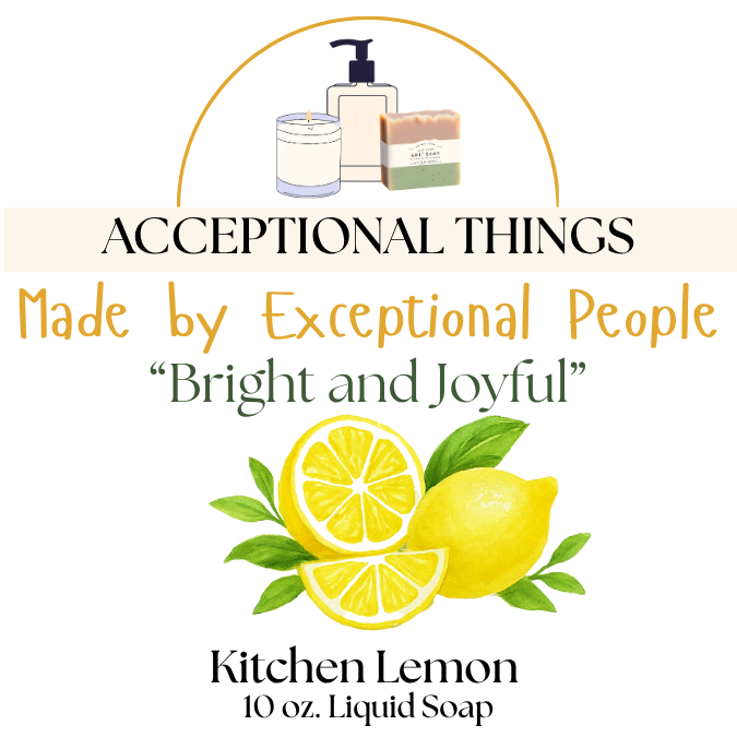 "Bright and Joyful" 10 oz. Tallow Kitchen Lemon Soap