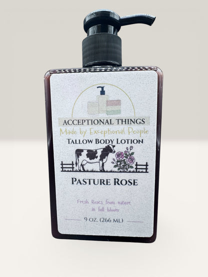 Pasture Rose Tallow Lotion 9oz.