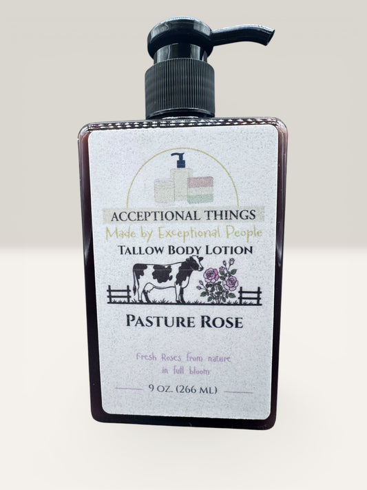 Pasture Rose Tallow Lotion 9oz.