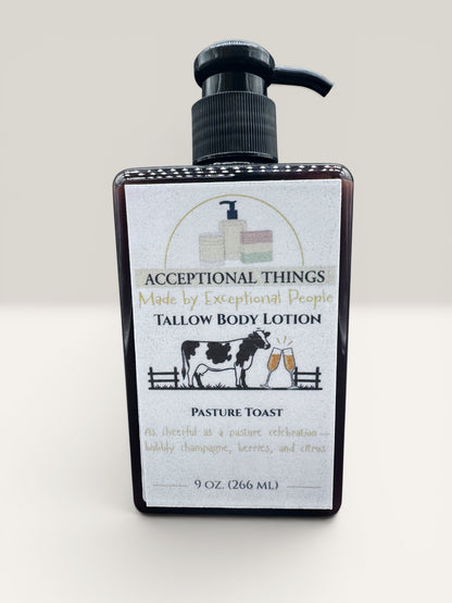 Pasture Toast Tallow Lotion 9oz.