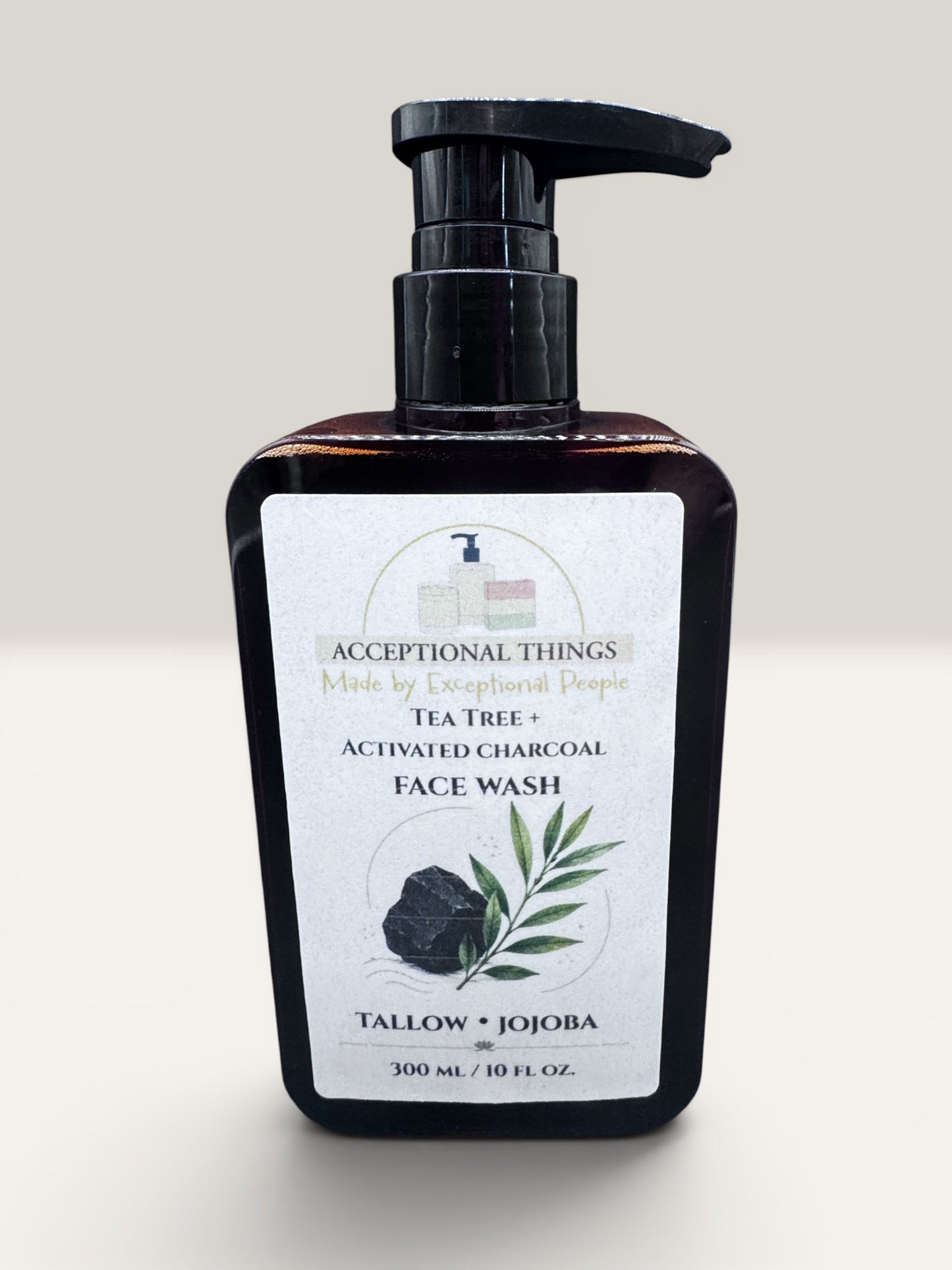Tallow Tea Tree and Charcoal Face Wash