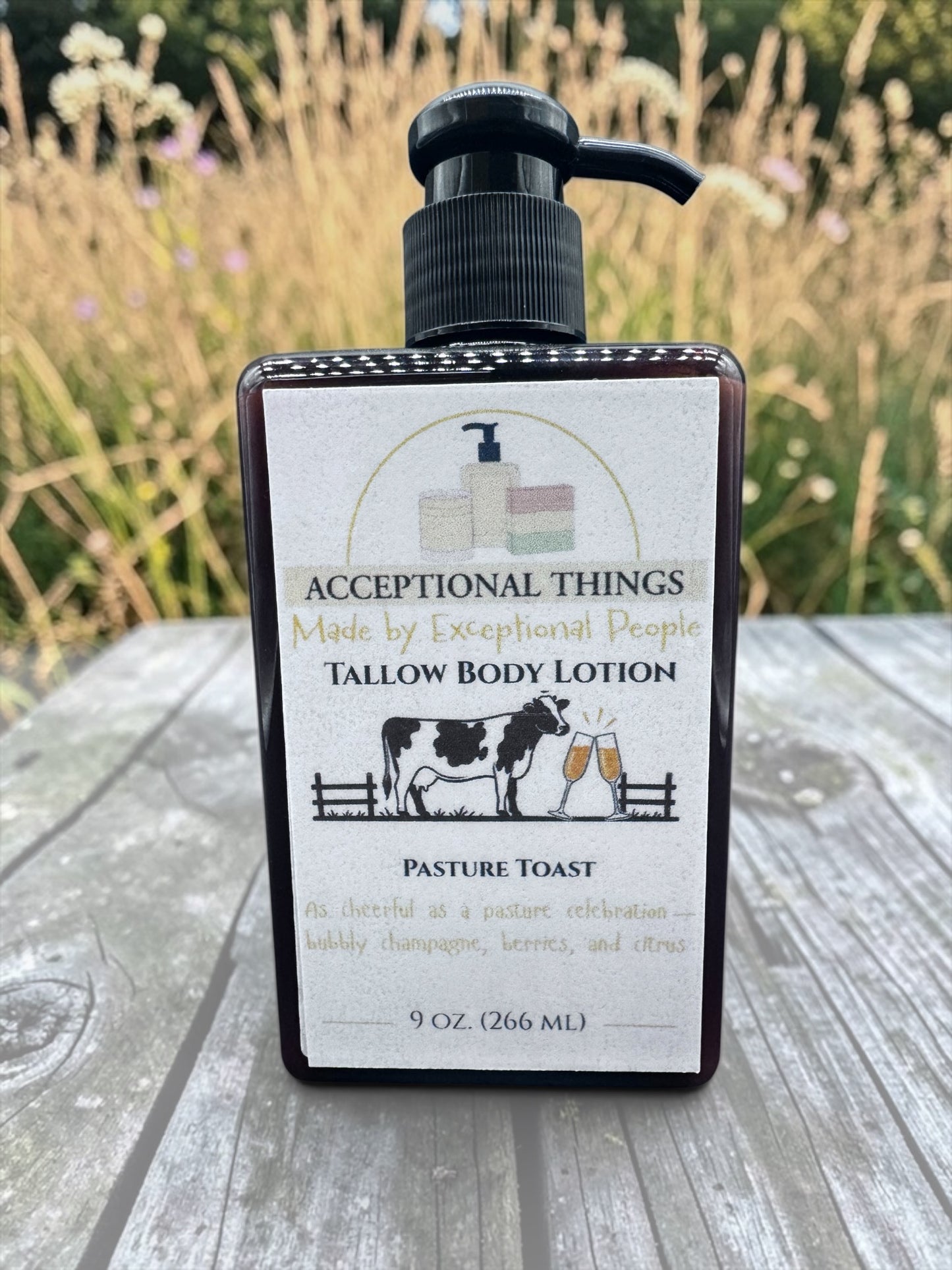 Pasture Toast Tallow Lotion 9oz.