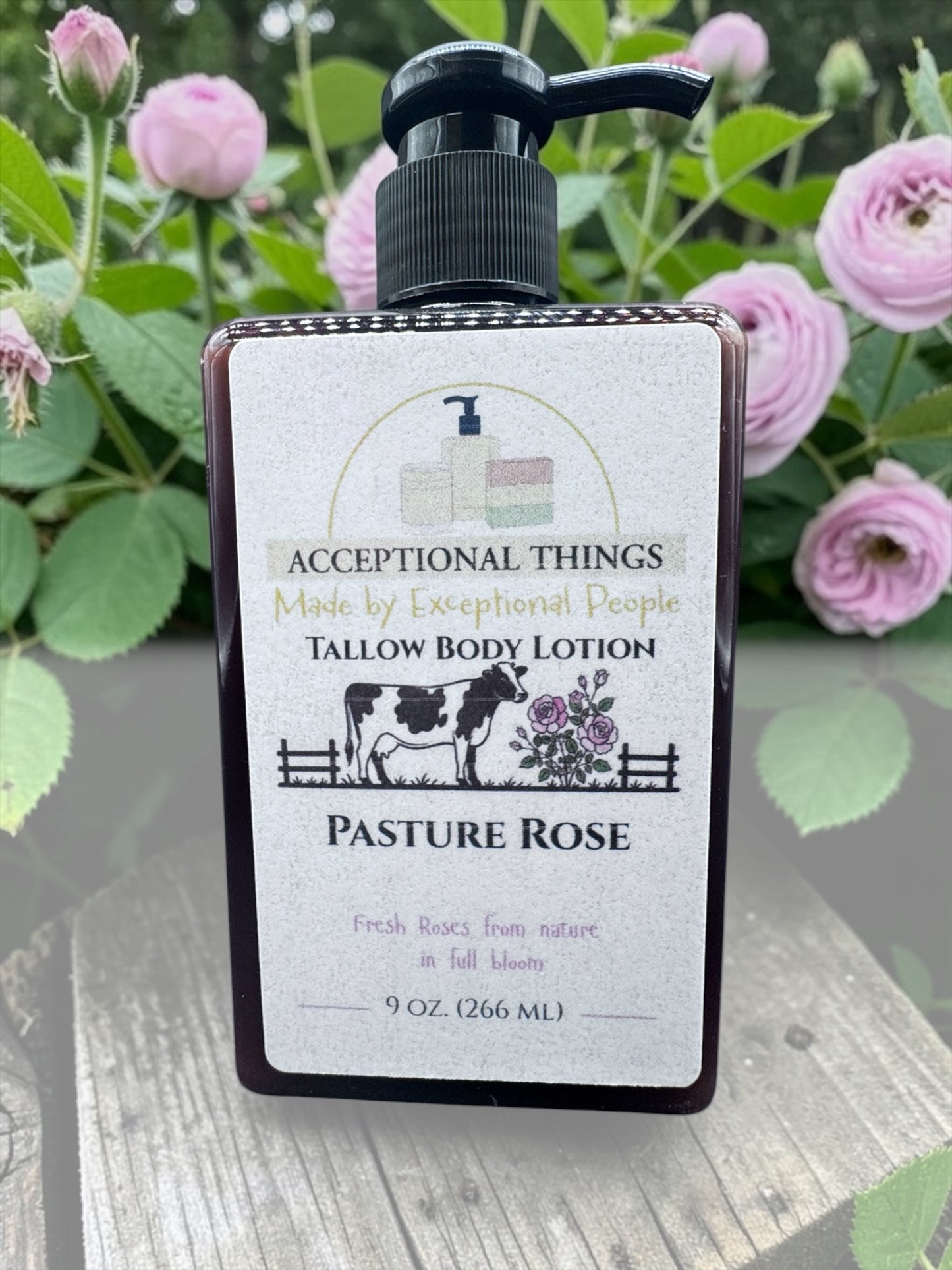 Pasture Rose Tallow Lotion 9oz.