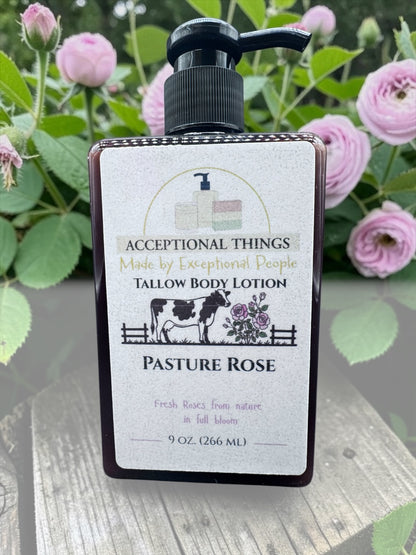 Pasture Rose Tallow Lotion 9oz.