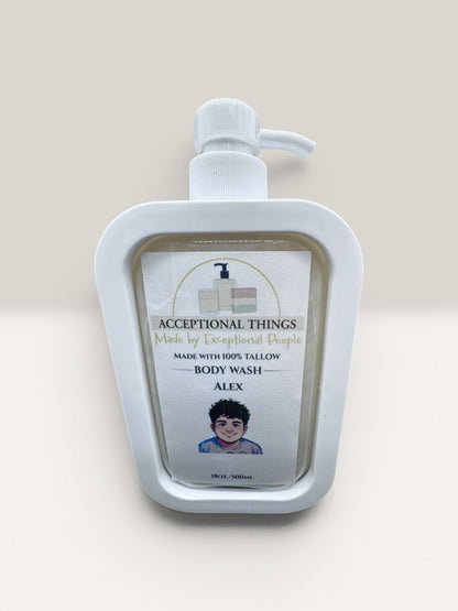 18 oz. 100% Tallow Alex Body Wash
